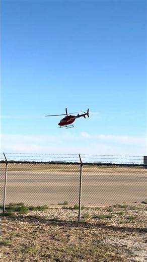 AeroCare Jet Ranger Med Vac helicopter take off