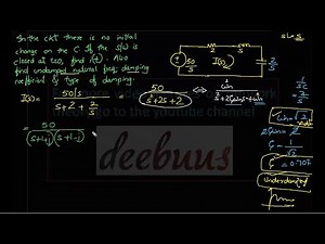 RL RC RLC network response problems. KTU S3 Btech Network Theory ECT205 EET 201