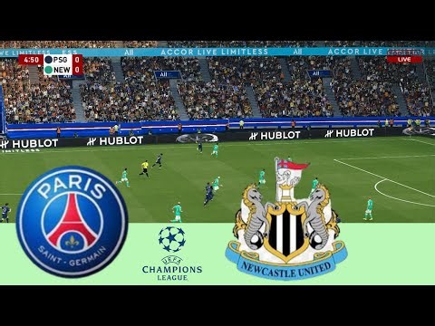 PSG vs Newcastle | LIVE | Ligue des Champions | PES 2021