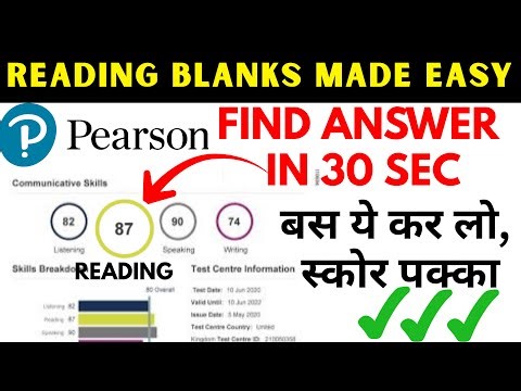 PTE Reading Blanks Made Easy: 1 Simple Tip to Score 90/90 in First Attempt | Step-by-Step Guide