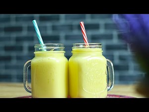 1 minute easy mango lassi recipe