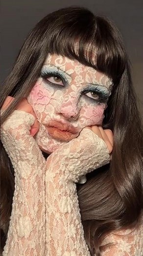 here’s a tutorial for the lace face makeup 🤍🎀