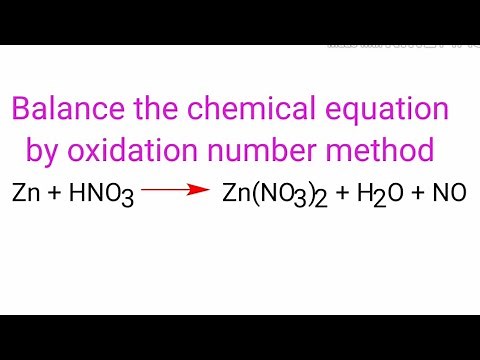 Zn+HNO3=Zn(NO3)2+H2O+NO Balance the equation by oxidation number method. zn+hno3=zn(no3)2+h2o+no