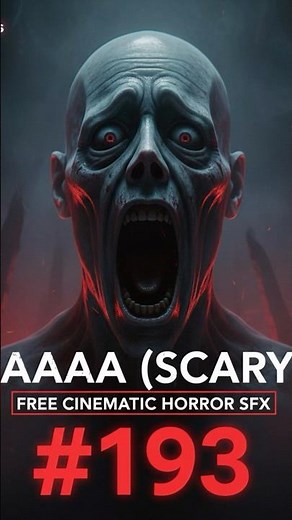Terrifying AAAAA Scream 🎃 | Horror Sound Effect | VibeDrops #193