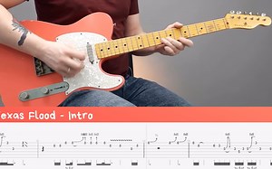 Texas Flood intro guitar lesson