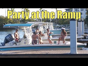 The Party Shows Up At The Ramp | Miami Boat Ramps | Boynton Beach