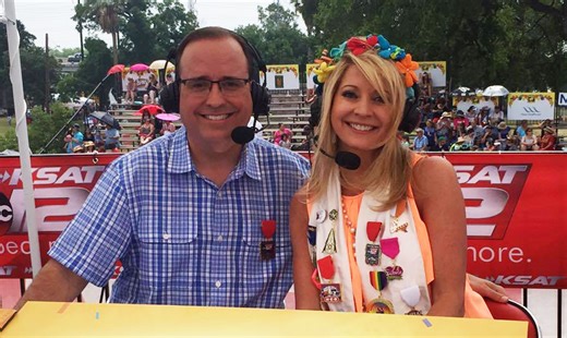 Former KSAT anchor flies out of retirement to land back on air — literally