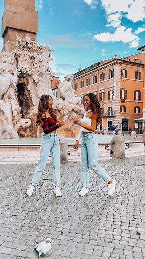 Loukia Tranou on Instagram: "There is a whole world out there. Pack your Chanel, your best friend and go 👯‍♀️ . . Basically this sums up our trip to Roma! Cheering champagne 🥂eating pistachio croissant 🥐 early wake up calls and taking full advantage of our private balcony suite view to film 100 reels 🤩 . . 📍Colosseum 📍Piazza Navona 📍Fontana di Trevi 📍NH Collection Fori Imperiali . . . #rome #colosseo #colosseum #fontanaditrevi #venezia #italia #piazzasanmarco #amalfi #gelato #italy #igit
