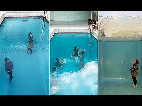 The Fake Swimming Pool That Creates The Illusion Visitors are Submersed in Nine Feet of Water