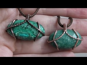 Wire Wrapped Cabochon Pendant Tutorial