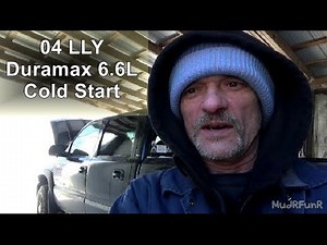 Very Cold Start LLY Duramax 6.6L Diesel