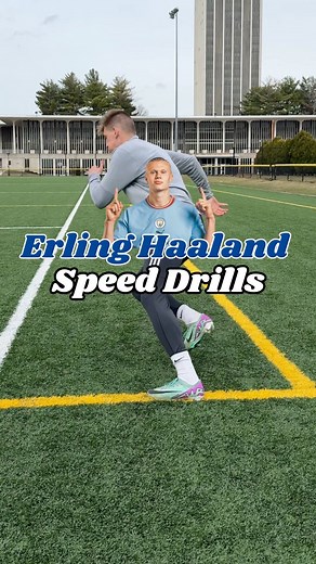 Erling Haaland Speed Drills Team VKTRY #vktry_partner #footballtraining #speeddrills #footballer #haaland | Cooket5training