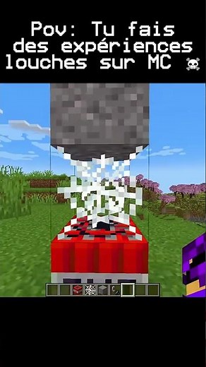POV: Ce que tu fais quand tu t'ennuies sur Minecraft 🤣🥲 #minecraft #minecraftshorts