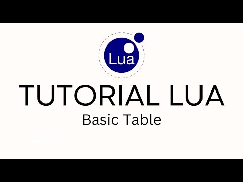 TUTORIAL LUA 12 - BASIC TABLE