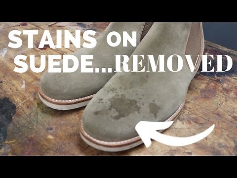 How to Fix Wet Suede Shoes