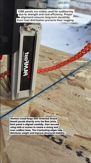 Fast Floor Installation with OSB Panels!