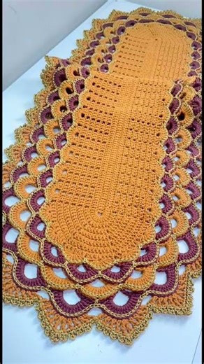 Clica no texto acima ⬆️ trilho de mesa de crochê turco luxo passo a passo Sousplat de crochê turco ￼