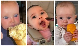 788K views · 10K reactions | Hilarious eating moments of our babies   Join our group: Funny Babies  Cute Babies  Baby Lovers #Funny #hungry #baby | Funny Babies | Facebook