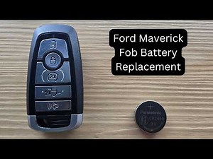 How To Replace Ford Maverick Remote Battery 2025 - 2026