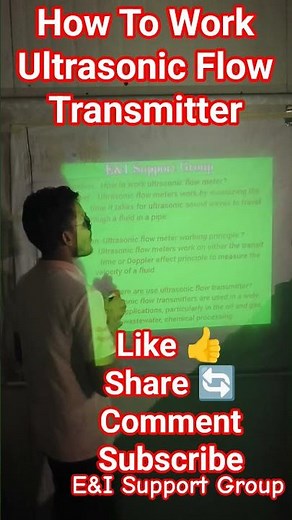 How To Work Ultrasonic Flow Transmitter || What Is Ultrasonic Flow Transmitter Working Principle