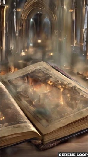 Epic Magical Book Reveal | Cinematic Fantasy AI Scene | Aesthetic 4K Edit