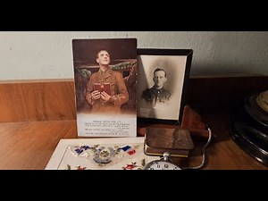 WW1 Song Abide With Me Sung By Henry Burr. Remembering The Work Of Army Chaplains. Films And Photos.