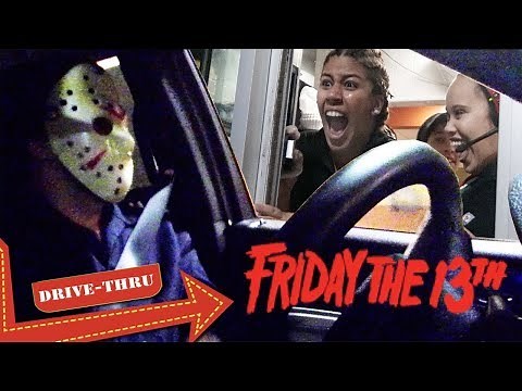 Friday The 13th Drive Thru Prank -Jason In Real Life