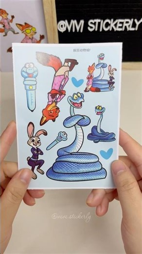 GARY DE'SNAKE | Zootopia | Dress Up Sticker | Cute Sticker