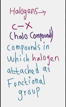 what are functional groups? (halogens) #biology #viral
