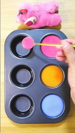 Chromatic Alchemy: Mastering Dark Pink, Yellow & Light Blue Color Harmony#colors #satisfying