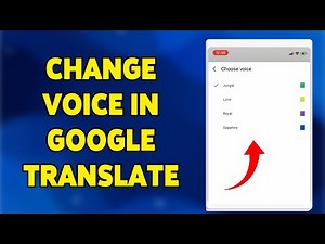 How To Change Voice In Google Translate 2024 | Google Translate Voice Adjustment Guide