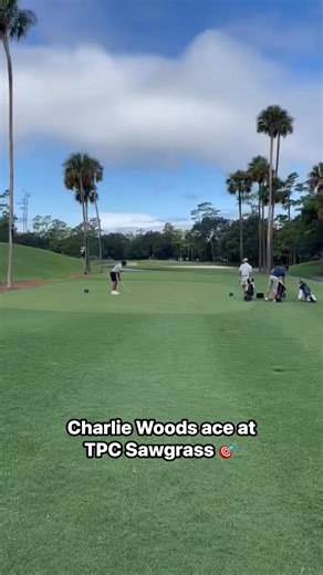 CHARLIE WOODS ACE AT THE JUNIOR PLAYERS CHAMPIONSHIP! 😱 TPC Sawgrass - Hole 3 🎯 | GOLF.com