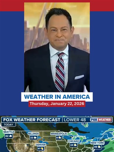 WEATHER IN AMERICA 🇺🇸🌦️: Rain in the Southeast and Southern California with some snow showers in the Plains, while cold weather sweeps into the South. FOX Weather Meteorologist Craig Herrera has you covered with today's forecast along with this weekend's winter storm movements: #FOXWeather #Forecast #US #WeatherNews #Snow #viral #viralvideo @craigherreratv