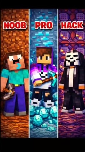 Minecraft 1.22: Noob vs Pro vs Hacker Challenge!