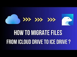 How to migrate Files from iCloud Drive to IceDrive ?