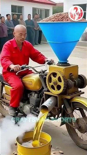 Oil Press | Motorcycle-Mounted Oil Press