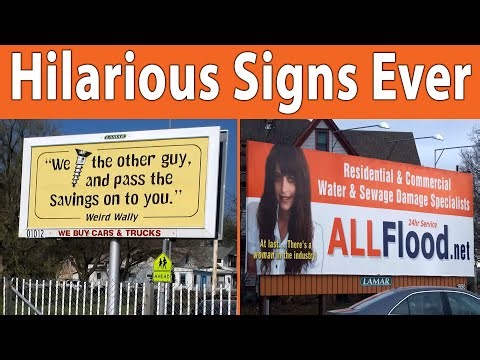 Hilarious Signs Ever That Will Make You Laugh Until You Cry! 😂 || Daily Joy