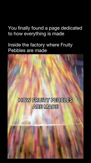 The Intricate Process Behind Fruity Pebbles Cereal