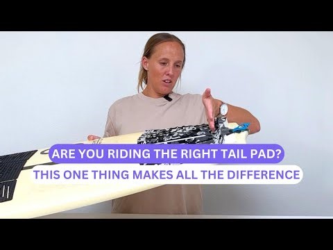 How to find the best tail pad for your surfboard. This Julian Wilson FCS traction is epic!