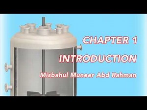 CRE Chapter 1: Introduction to Chemical Reaction Engineering (Part 1)
