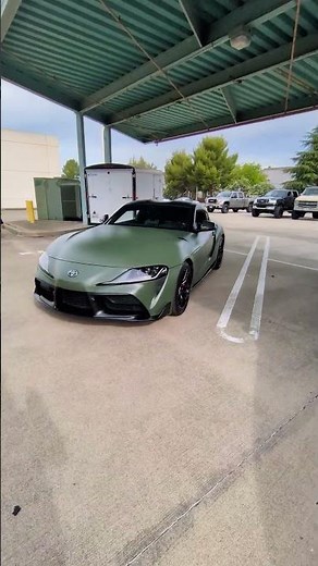 2020 Toyota GR Supra – Modern Performance Masterpiece (Matte Army Green)