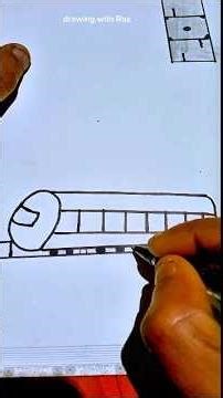 How to Draw Train Easily | Pencil Drawing Tutorial #shorts