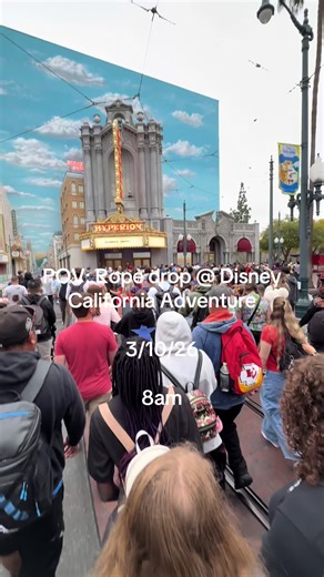 Rope Drop Experience at Disney California Adventure