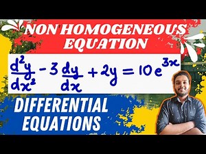 Non homogeneous differential equation | Case e^ax | Example solved- 3 | Engineering mathematics |