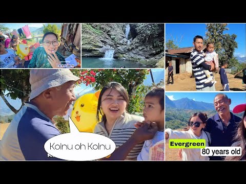 My daughter met her great grandfather + Beautiful Waterfall 😍🤍
