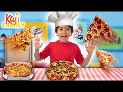 Ryan's Ultimate Pizza Party!! 🍕🍕 Making, Tasting, and Playing with Pizza!