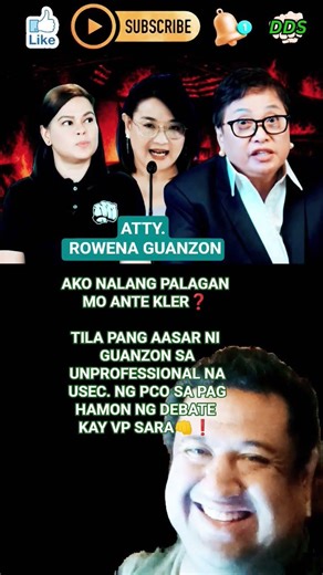 GUANZON HINAMON NG DEBATE SI ATTACK DOG USEC. CLAIRE NG PCO❗#duterte #philippines #vpsara #ofwlife