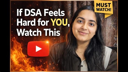 If DSA Feels Hard for YOU, Watch This | Jasmeen Kaur