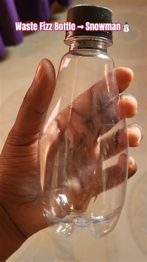 Fizz Bottle Snowman ☃️