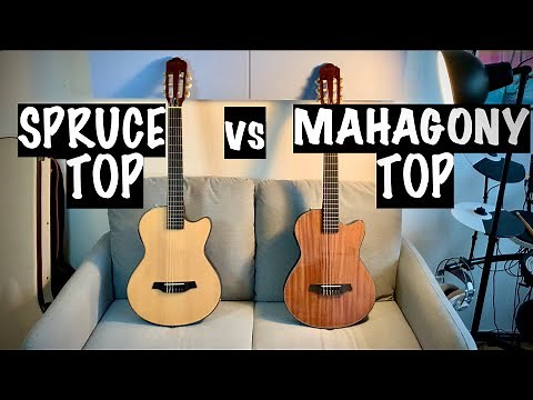 Guitars Angel Lopez EC3000CNA Nylon vs Maho N - Spruce top vs Mahagony